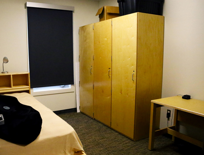 Individual transitional housing room