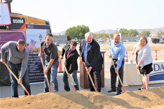 Yerington Ground Breaking Ceremony Sept. 29 2020 with multiple federal and local dignitaries