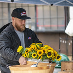 merchant selling flowers