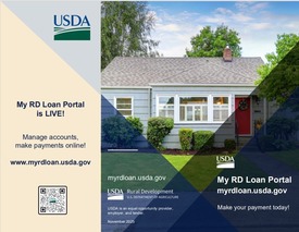RD Loan Portal Graphic & QR Code