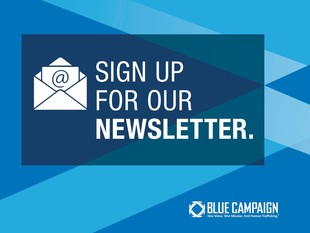 sign up for the Blue Camaign newsletter
