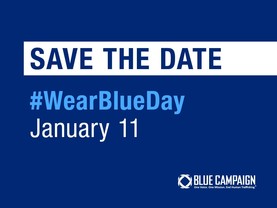 Save that date. Jan 11, 2021. Wear Blue Day.