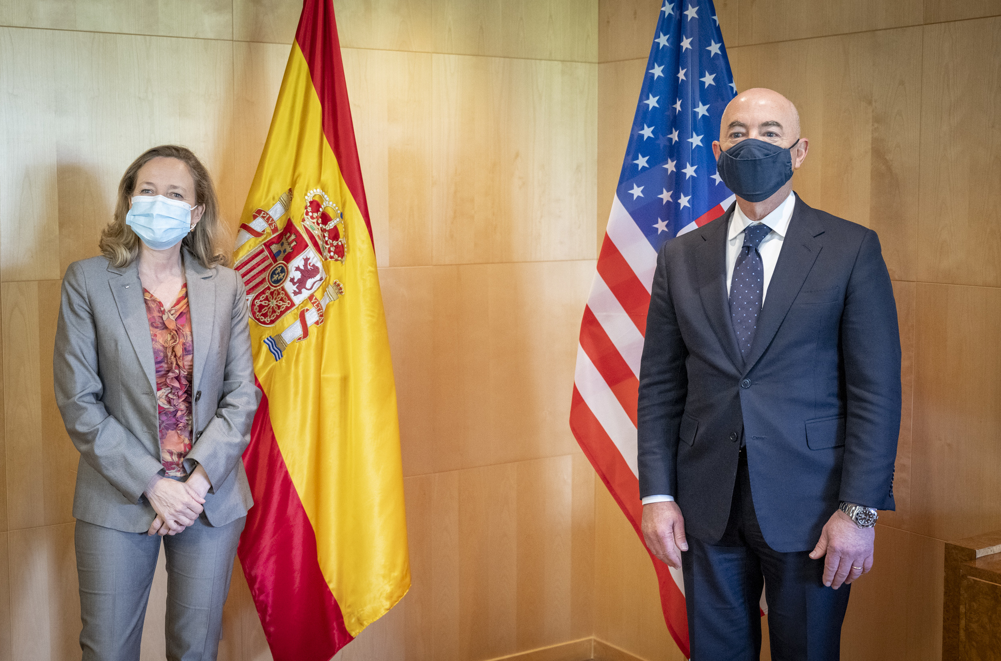 Secretary Mayorkas meets with Spain's Vice-President and Minister of Economy and Digital Transformation Calviño