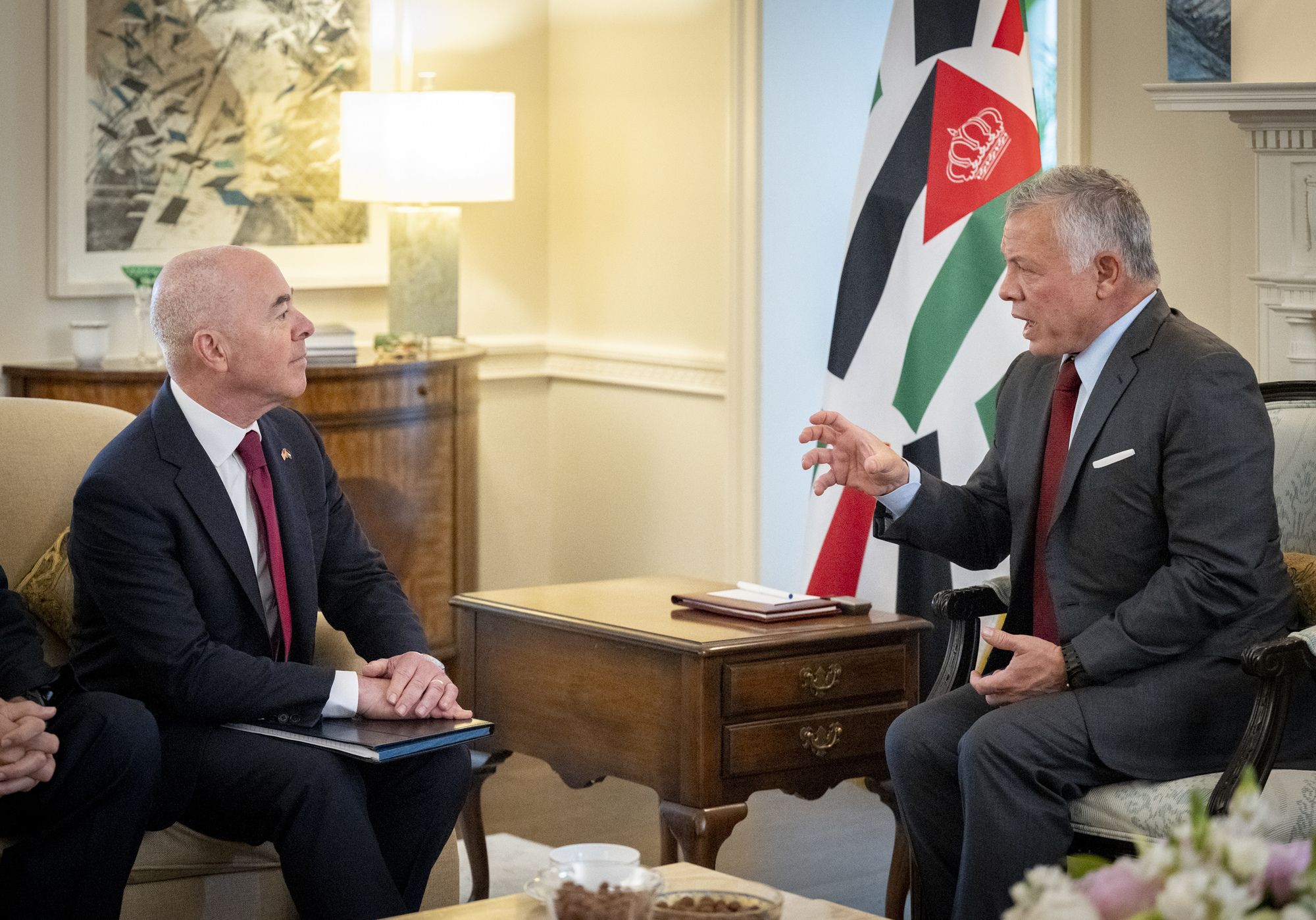 Secretary Mayorkas meets with King Abdullah II of Jordan