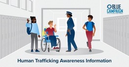 Human trafficking awareness information for adults who work with youth