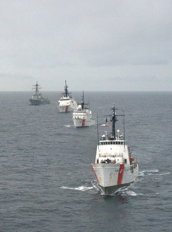 Pac Viper USCG and USN Formation