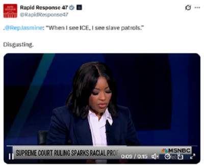 Rep. Jasmine Crockett compared ICE to 