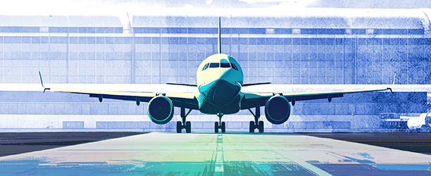 An airplane on the tarmac