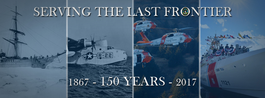 Coast Guard Alaska 150th anniversary banner