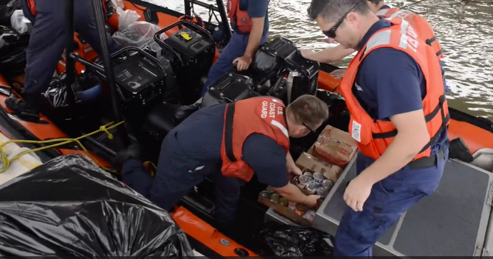 U.S. Coast Guard delivers aid, provides security in Ponce, Puerto Rico