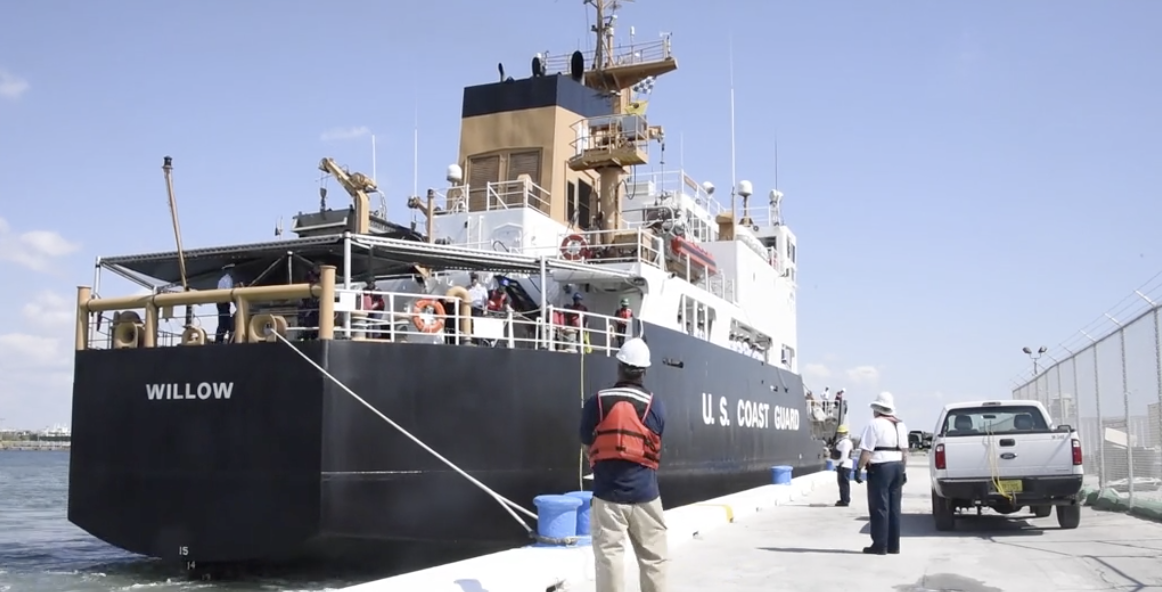 Coast Guard crews participate in opening ceremonies of Port Everglades Fleet Week