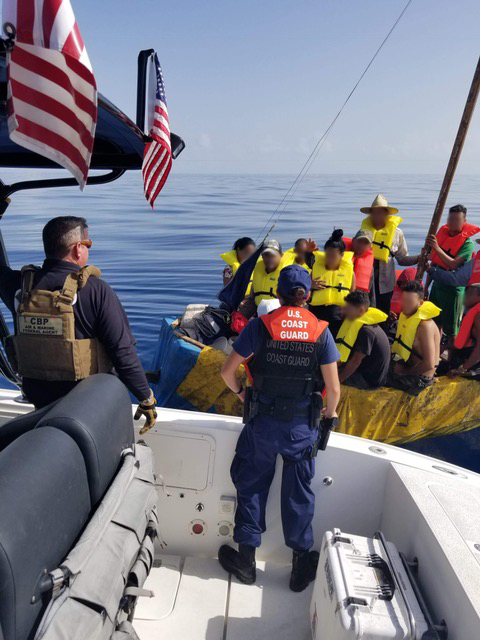 Coast Guard repatriates 17 migrants to Bahia de Cabañas, Cuba