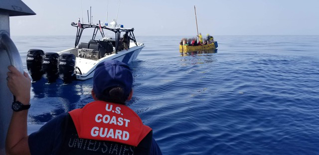 Coast Guard repatriates 17 migrants to Bahia de Cabañas, Cuba