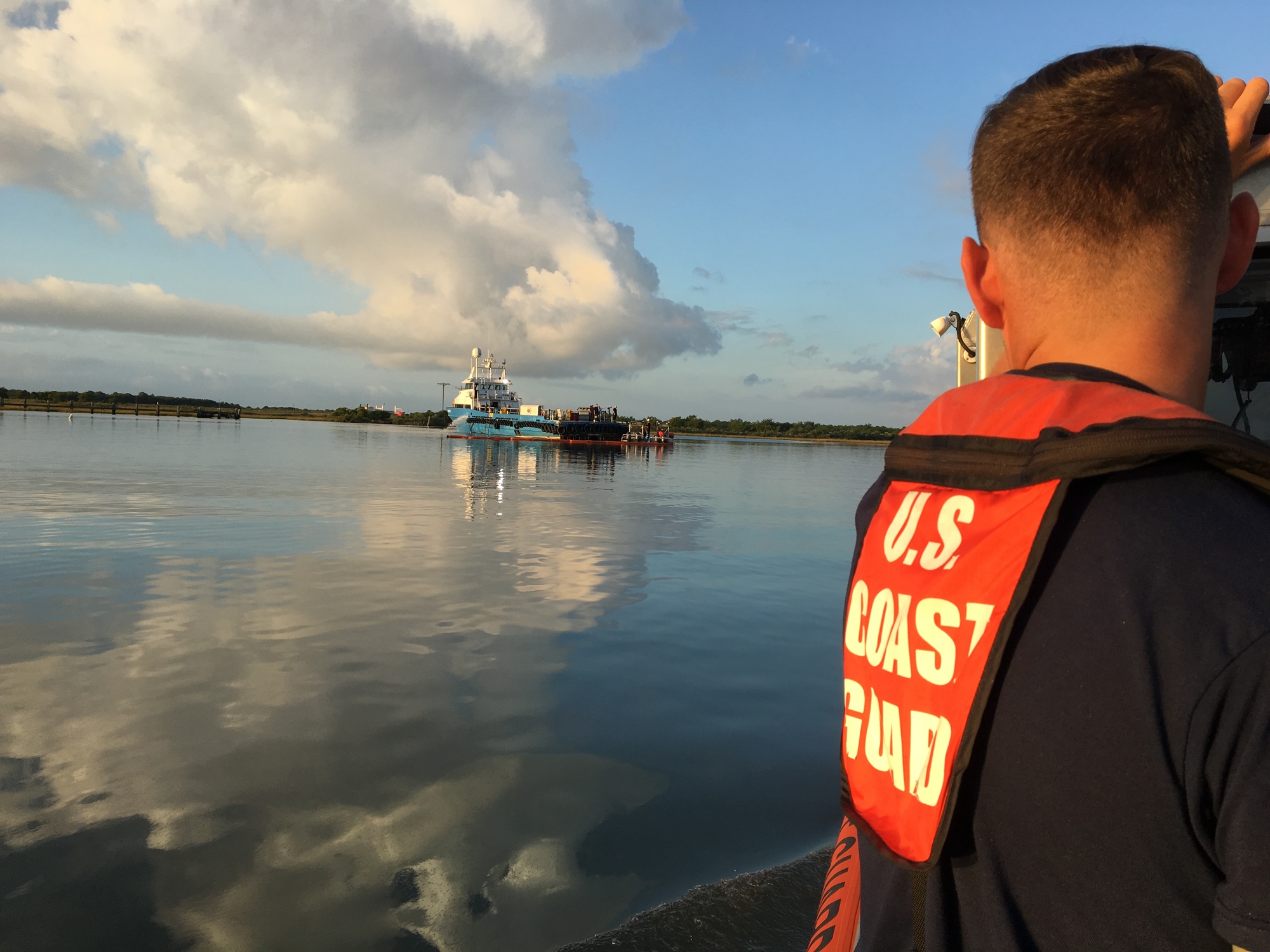 Update: Coast Guard assists vessel taking on water near Cameron, Louisiana