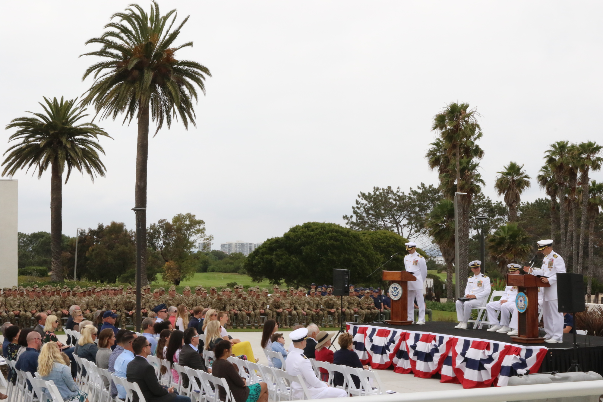 Coast Guard holds change of command ceremony in San Diego
