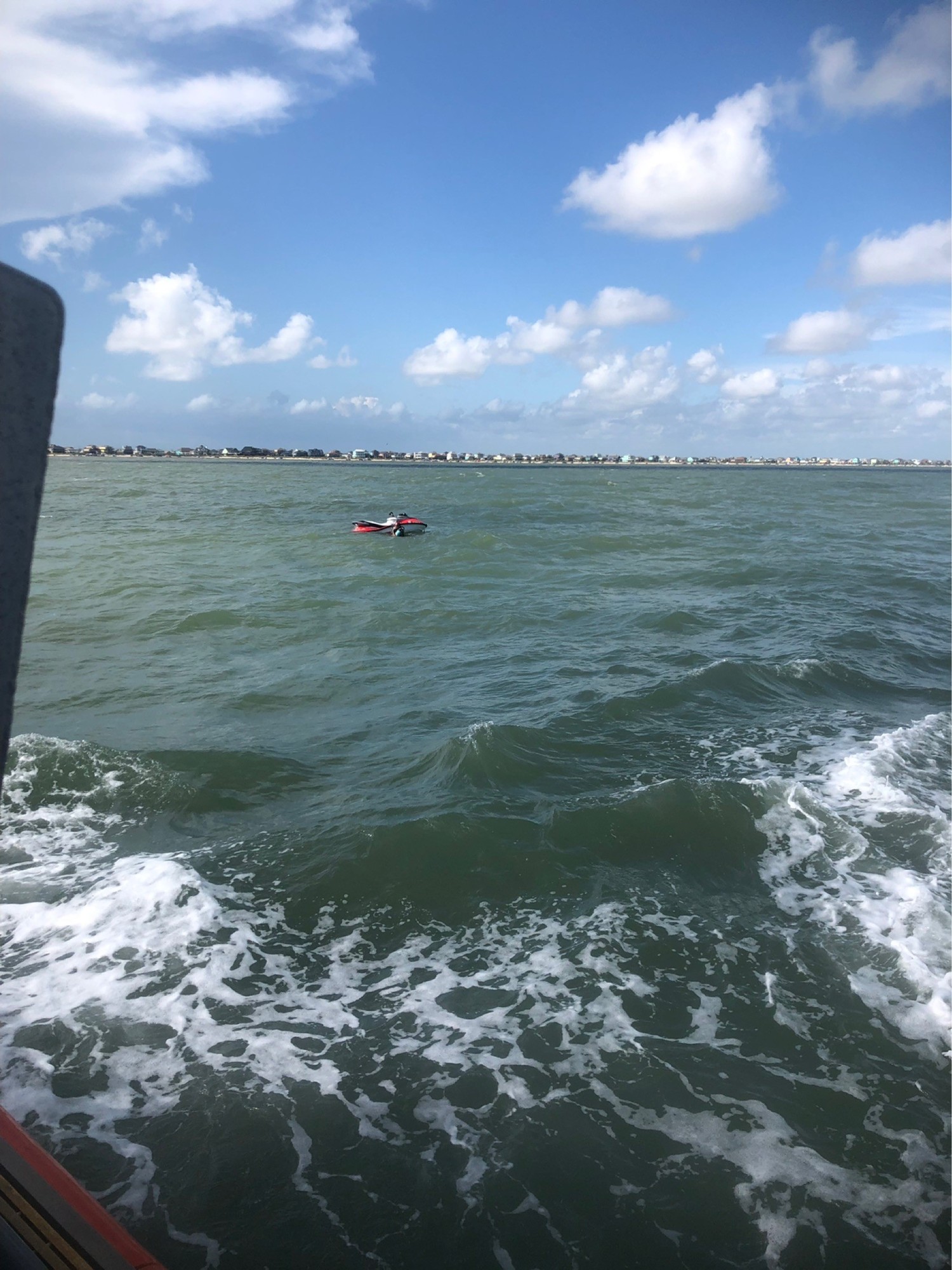 Coast Guard rescues person in the water near Crystal Beach, Texas