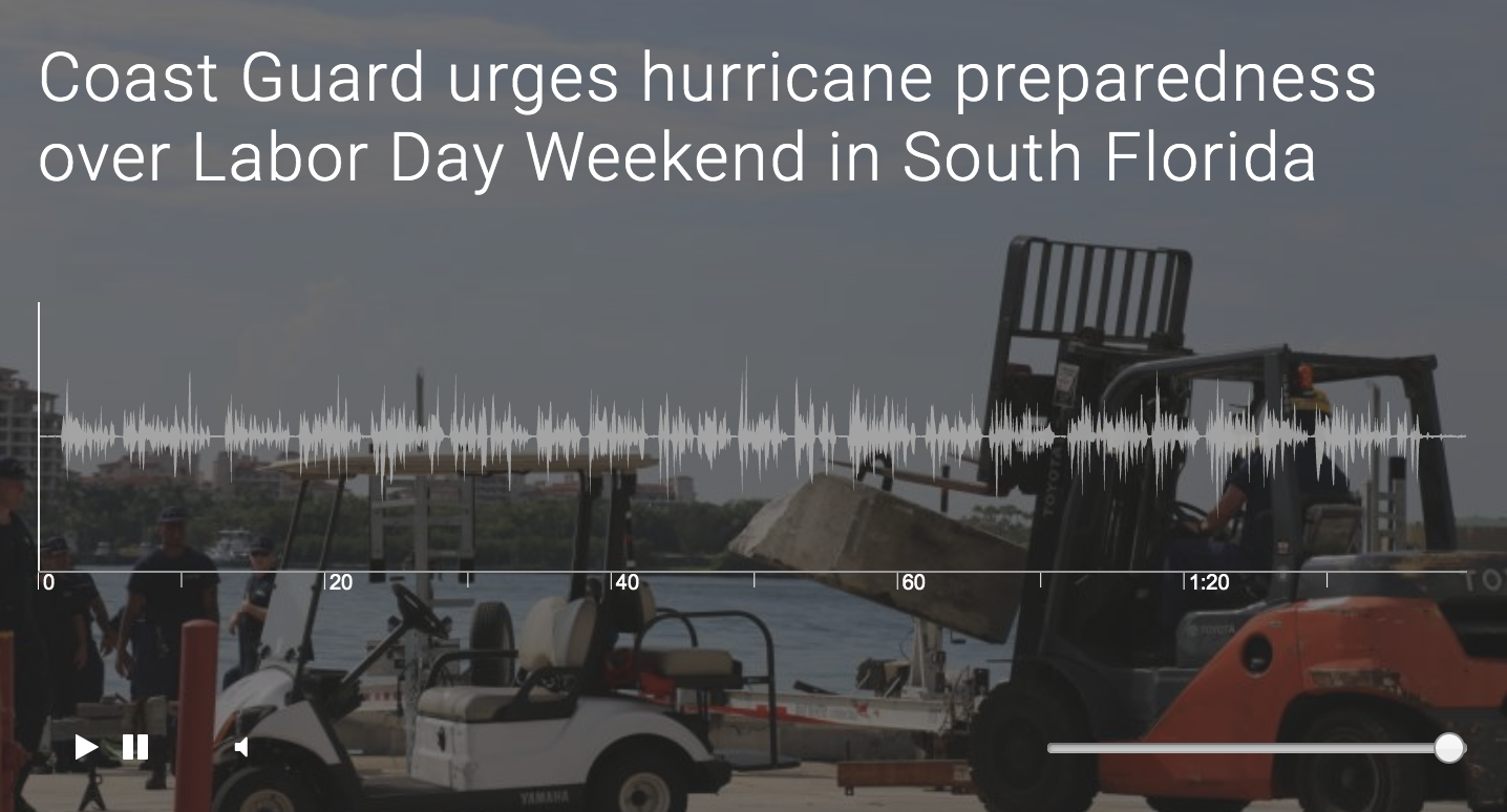 Coast Guard urges hurricane preparedness over Labor Day Weekend in South Florida