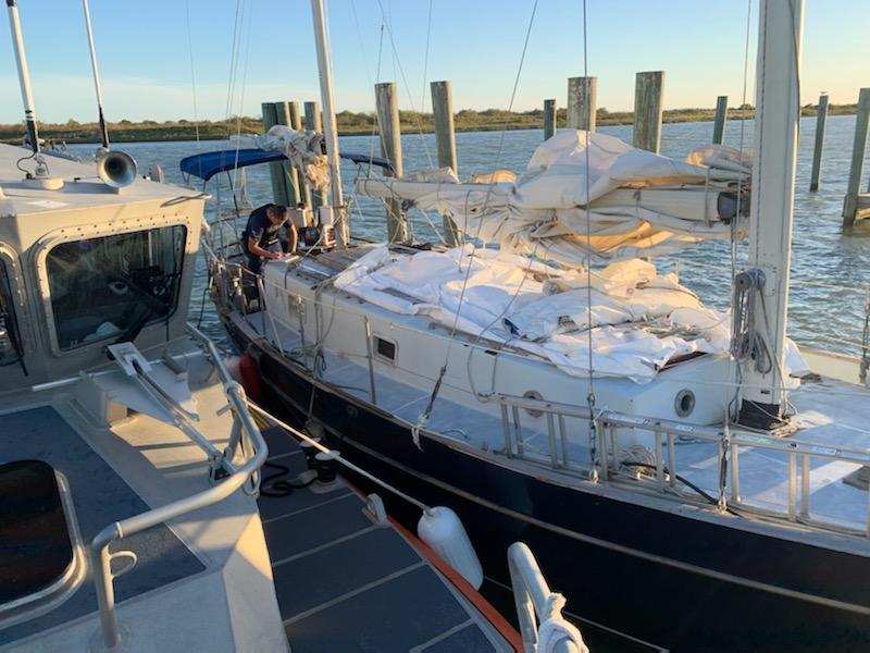 Coast Guard assists disabled sailing vessel near Port O'Connor, Texas