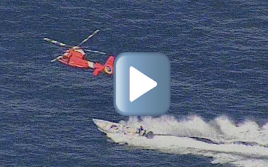 UAS VIDEO: Coast Guard crews interdict suspected drug smugglers in the Eastern Pacific Ocean