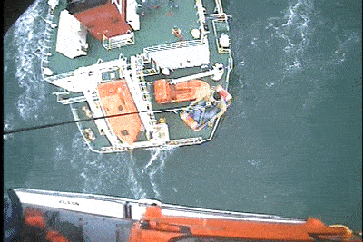 Coast Guard aircrew medevacs cargo ship captain off Ocean City, Maryland