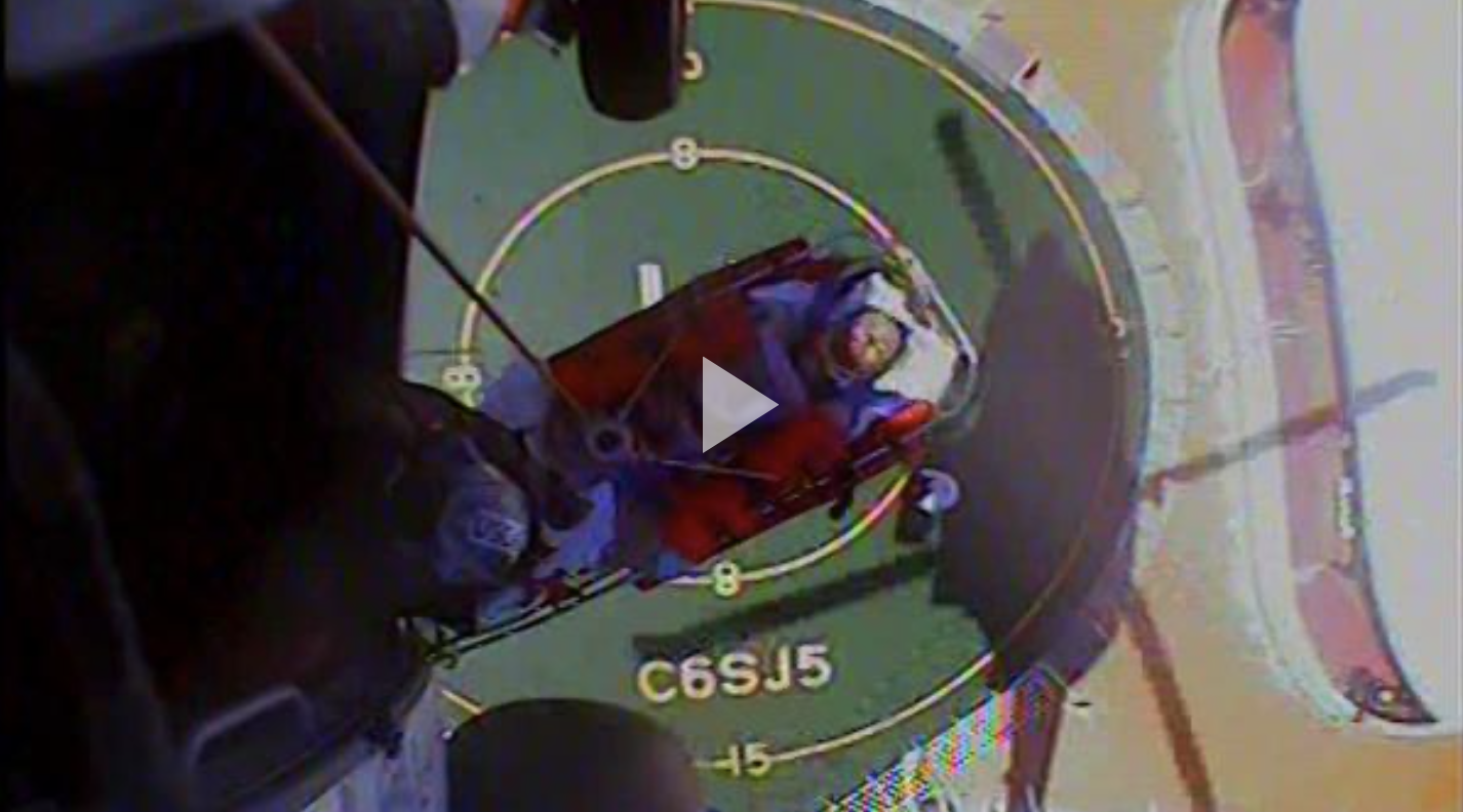 Coast Guard medically evacuates man with lacerations near St. Petersburg