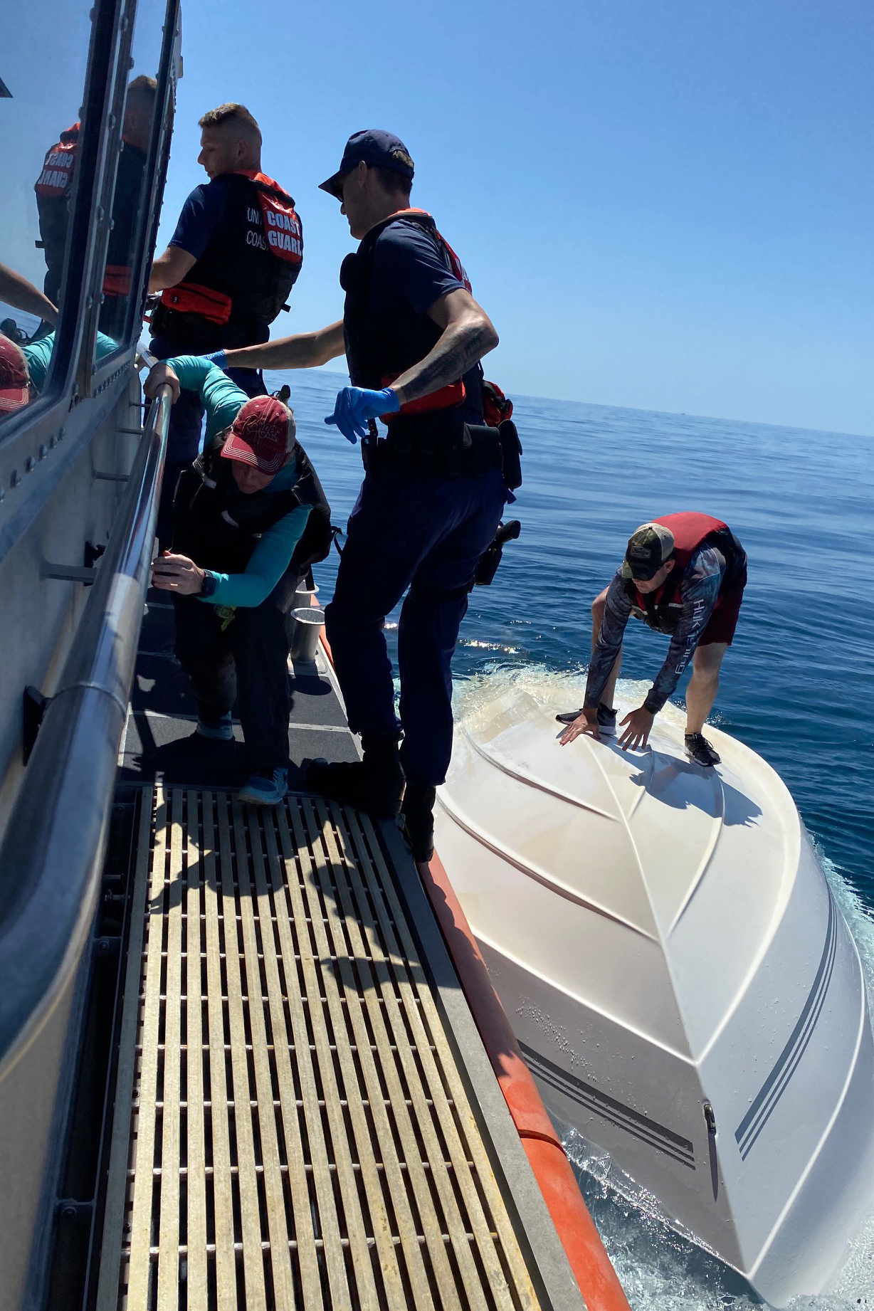 Coast Guard rescues two from overturned vessel off Clearwater, Florida