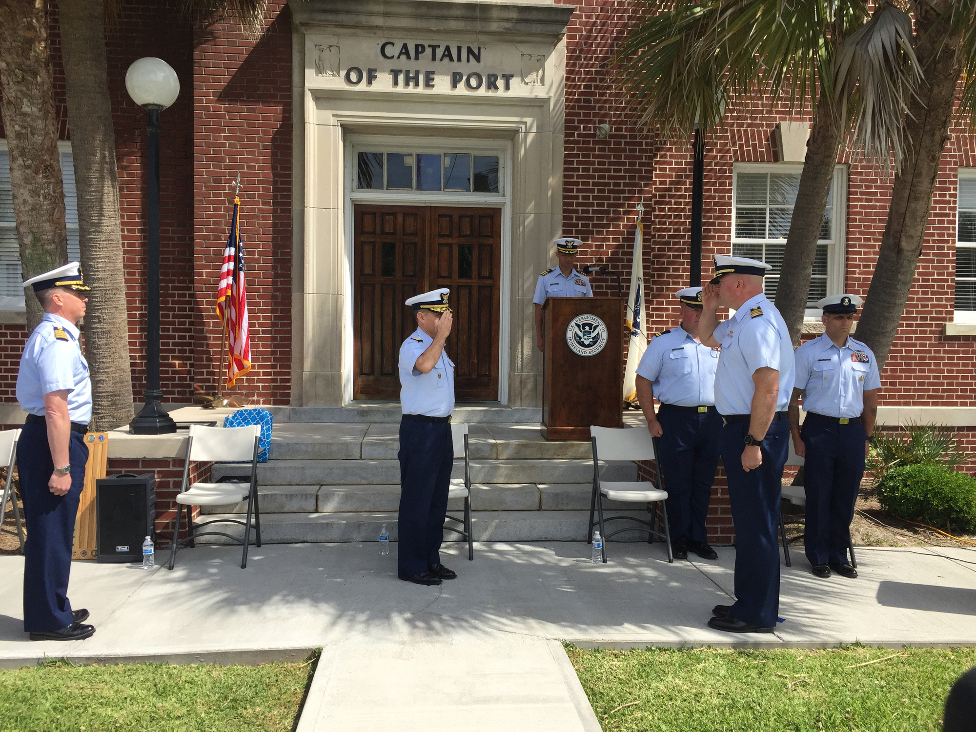 Coast Guard Sector Charleston Change of Command