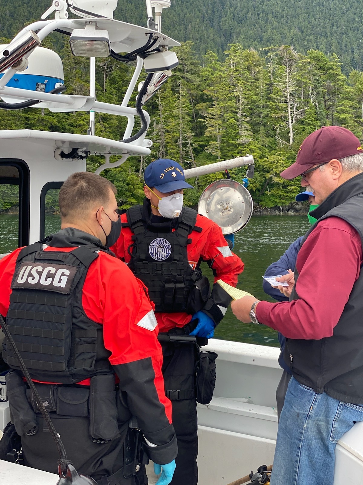 Coast Guard conducts boarding near Sitka, Alaska