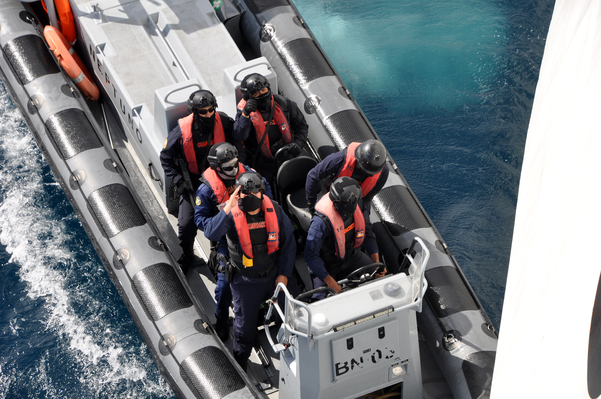 PHOTO: U.S. Coast Guard, Ecuadorian navy conduct joint patrol off Galapagos Islands