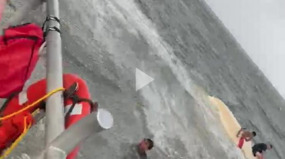 Coast Guard rescues 7 from a capsized vessel near Delta Cut, Tampa