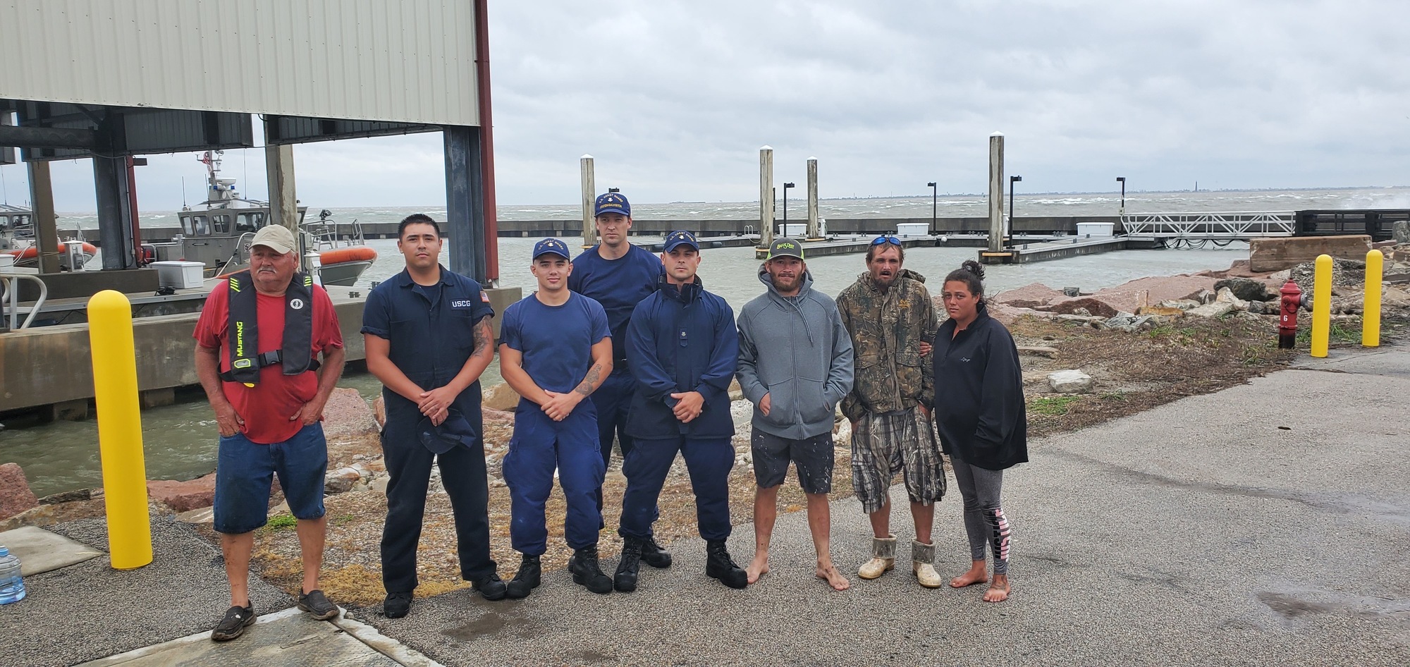 Coast Guard Station Galveston Rescue