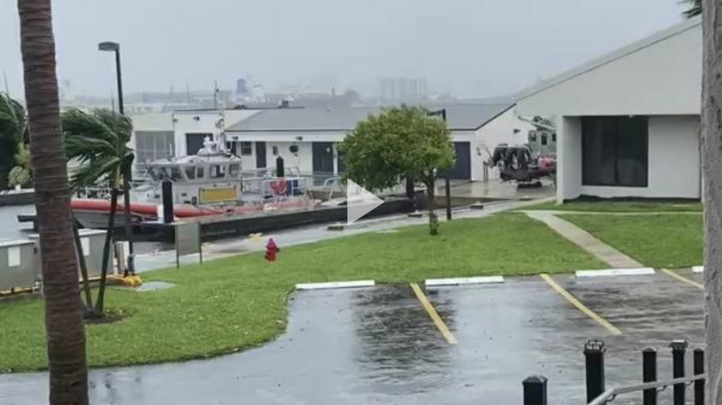 Tropical Storm Eta impacts Coast Guard Station Fort Lauderdale
