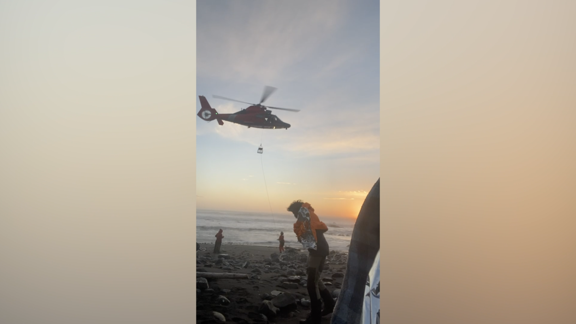 Coast Guard rescues 4 people near Lost Coast Hiking Trail