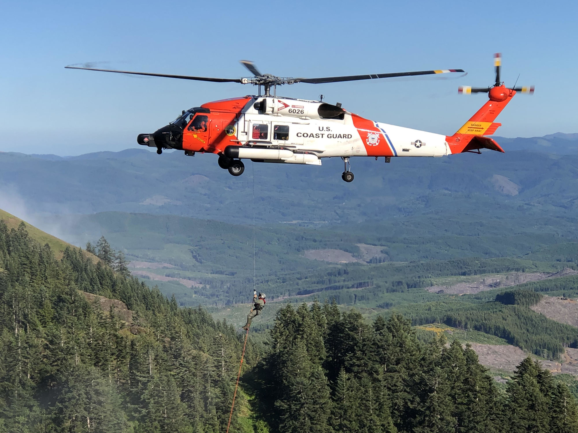Sector Columbia River medevacs hiker in Saddle Mountain, Ore.