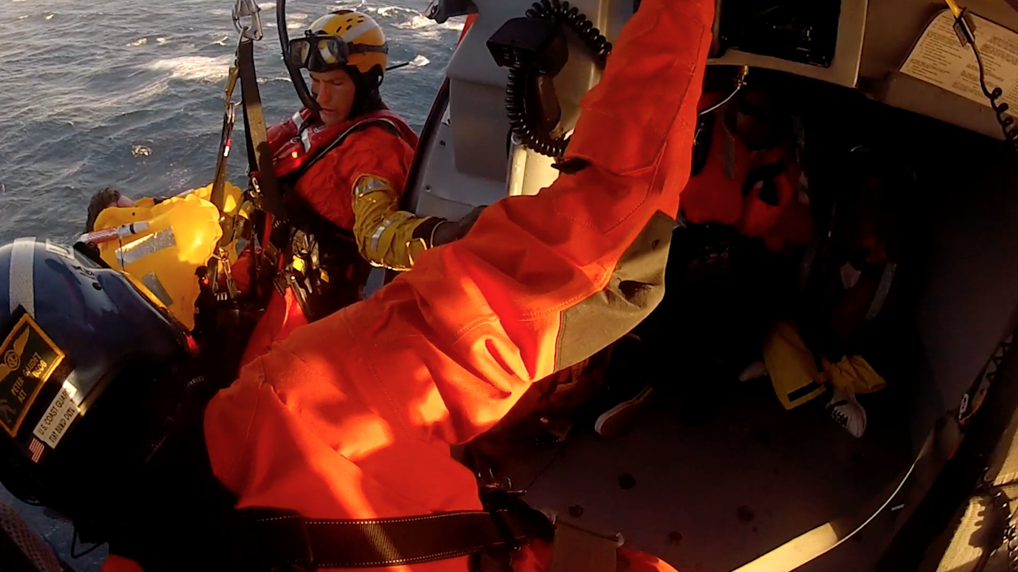 VIDEO AVAILABLE: Coast Guard rescues 6 from vessel taking on water 80 miles west of Crescent City 