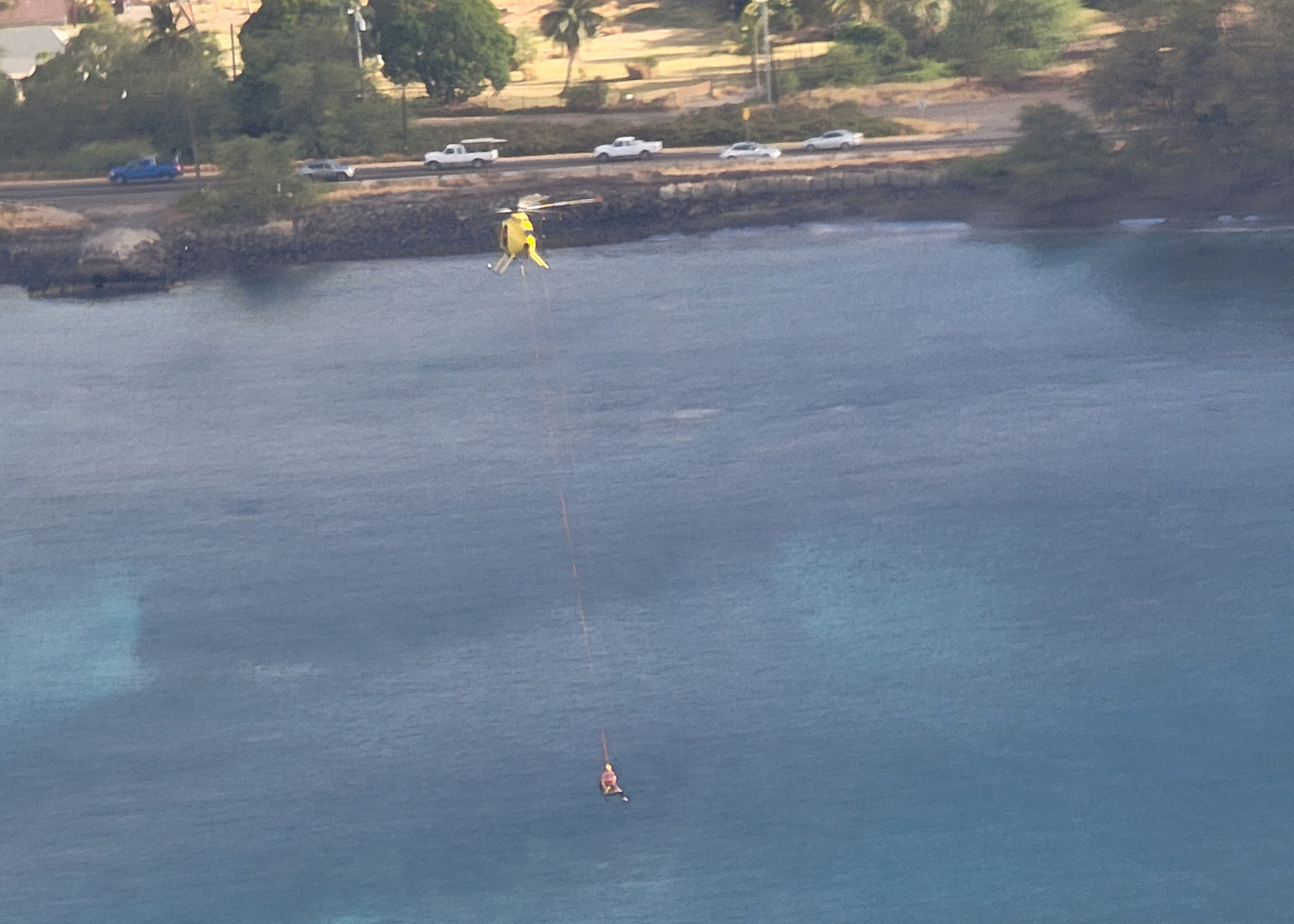 Coast Guard Partners Rescue Missing Paddleboarder Off Maui 0196