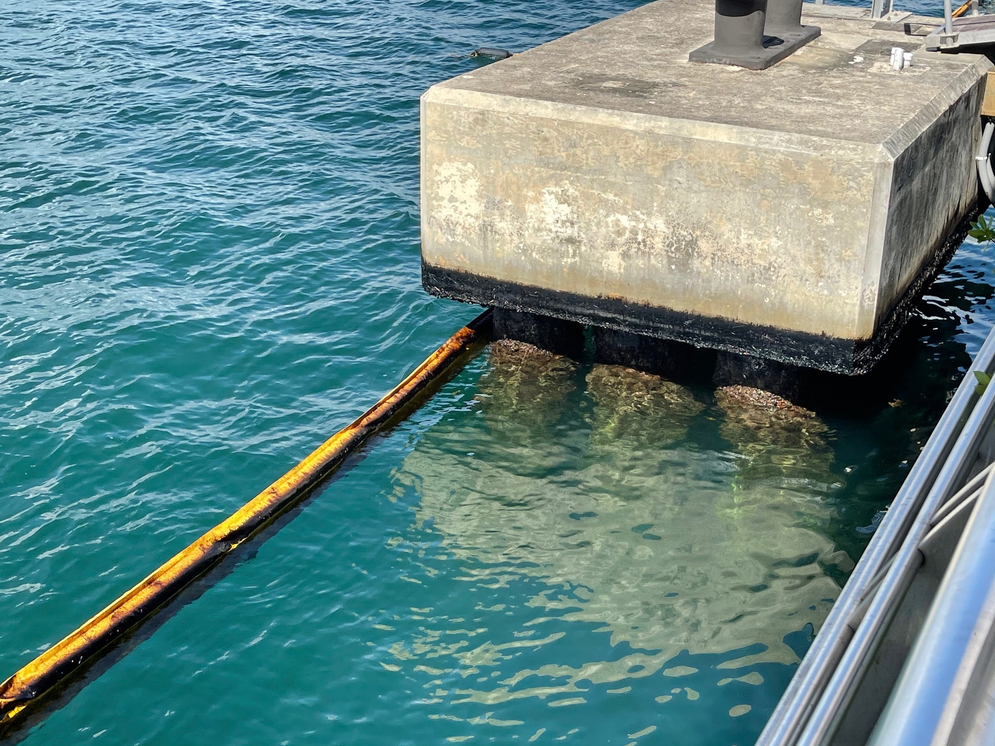 Mystery oil discharge response San Juan Harbor