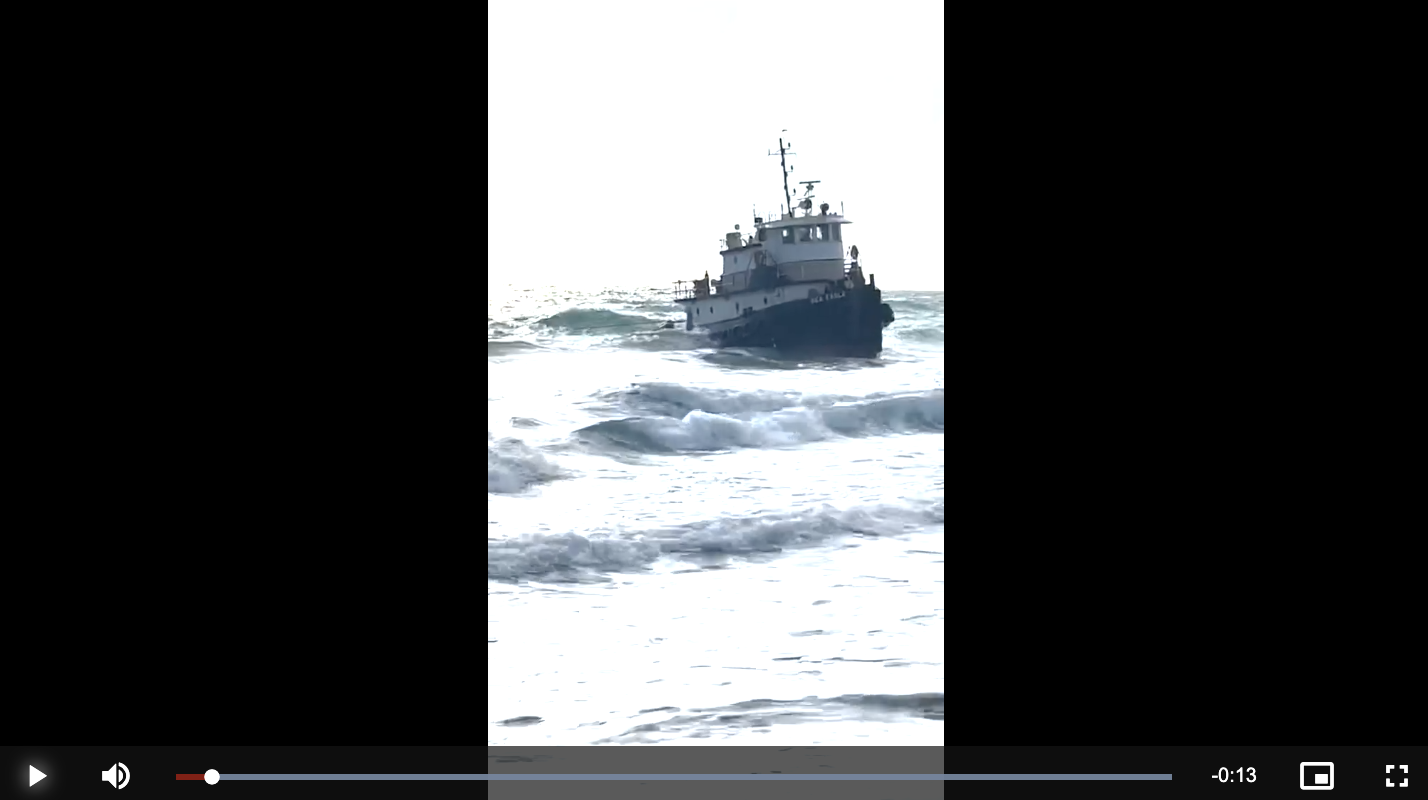 Coast Guard, partner agencies respond to grounded tug, barge