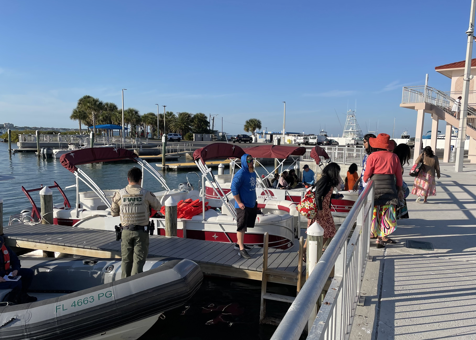 Coast Guard and FWC terminate illegal charter in Clearwater Florida