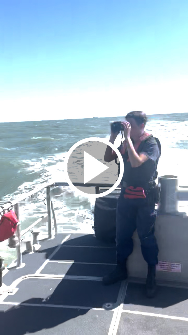 Coast Guard searches for 22 year old in water near Galveston, Texas