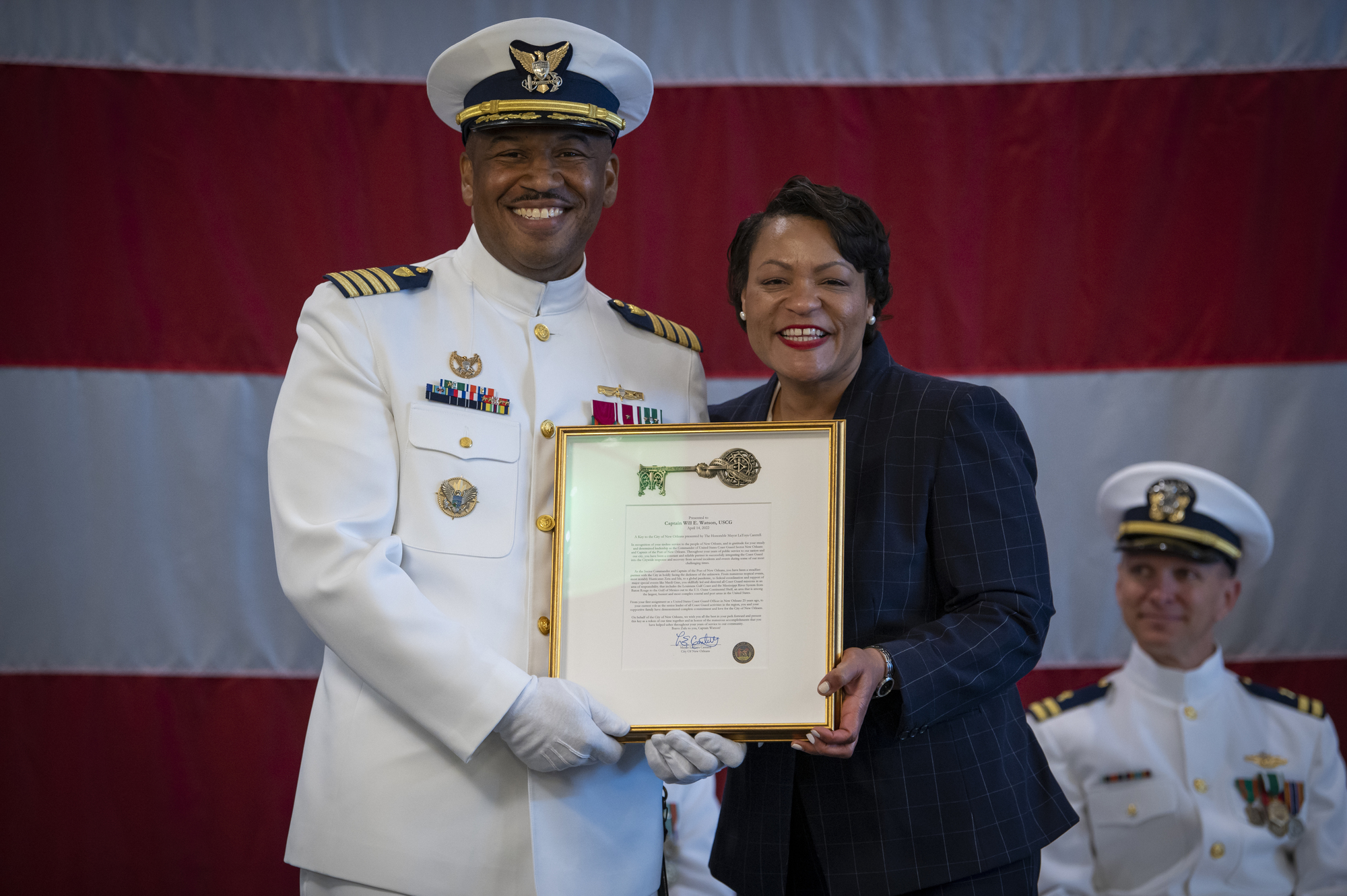 PHOTOS AVAILABLE: Coast Guard Sector New Orleans holds change of command ceremony