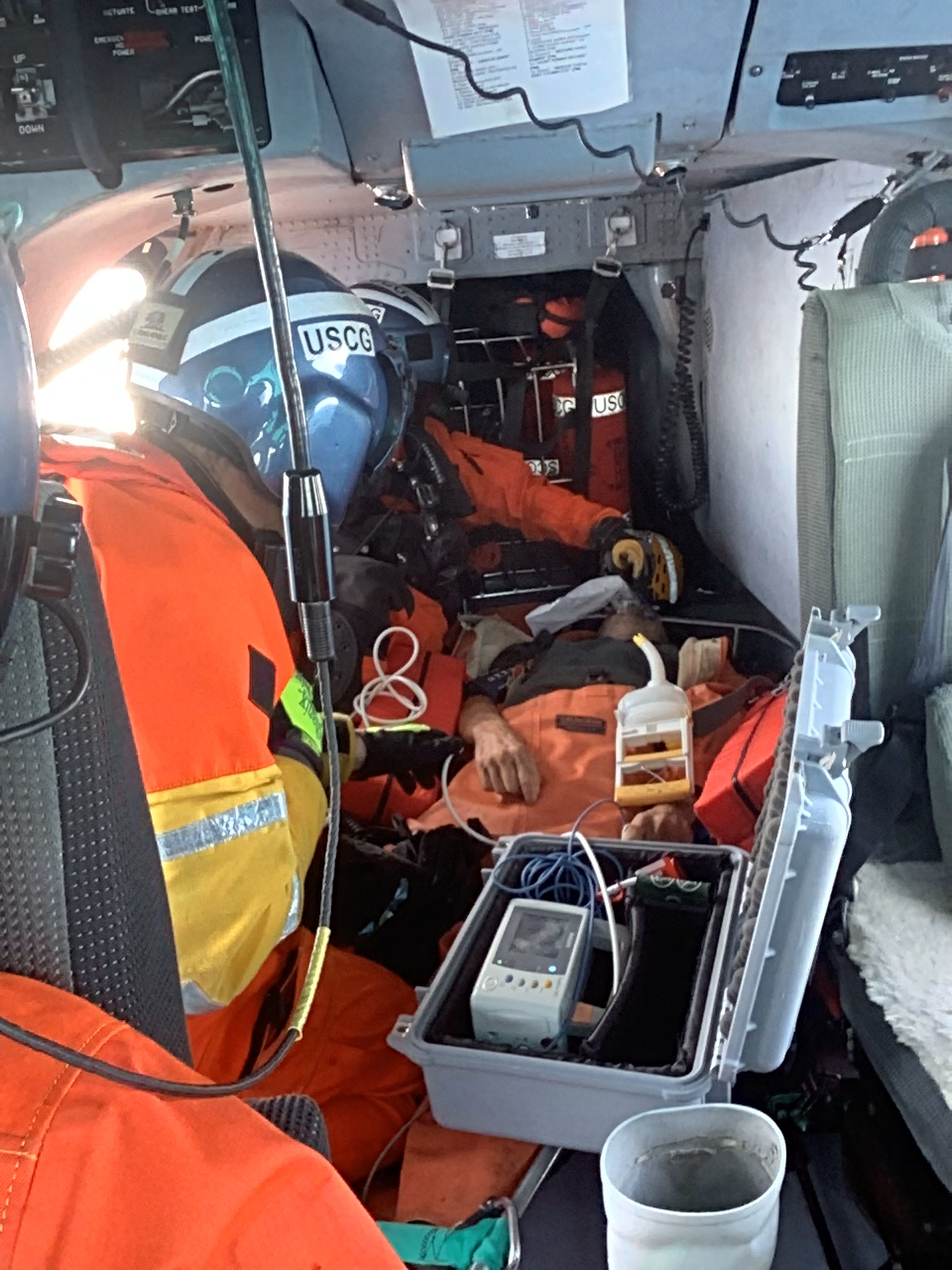 Coast Guard medevacs man 49 miles east of Charleston