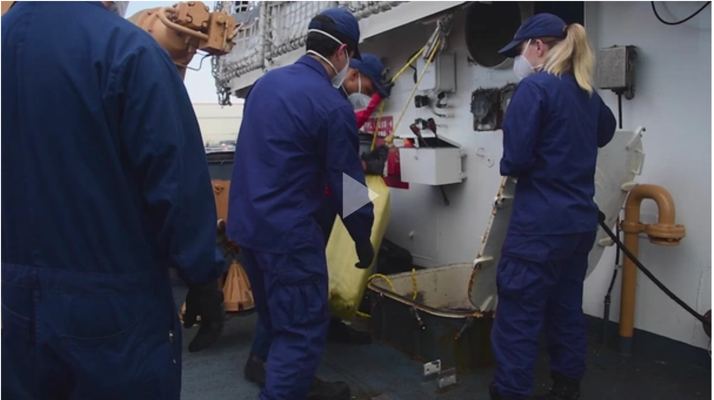 Coast Guard Cutter offloads more than $99 million in illegal narcotics at Base Miami Beach