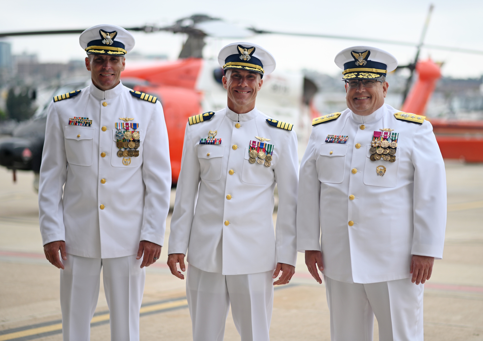 Coast Guard welcomes new Sector San Diego commanding officer during a change of command ceremony in San Diego