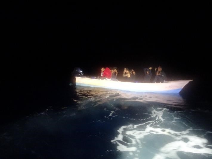 Coast Guard offloads $3.1 million in seized cocaine, transfers custody of 8 smugglers in San Juan, Puerto Rico 