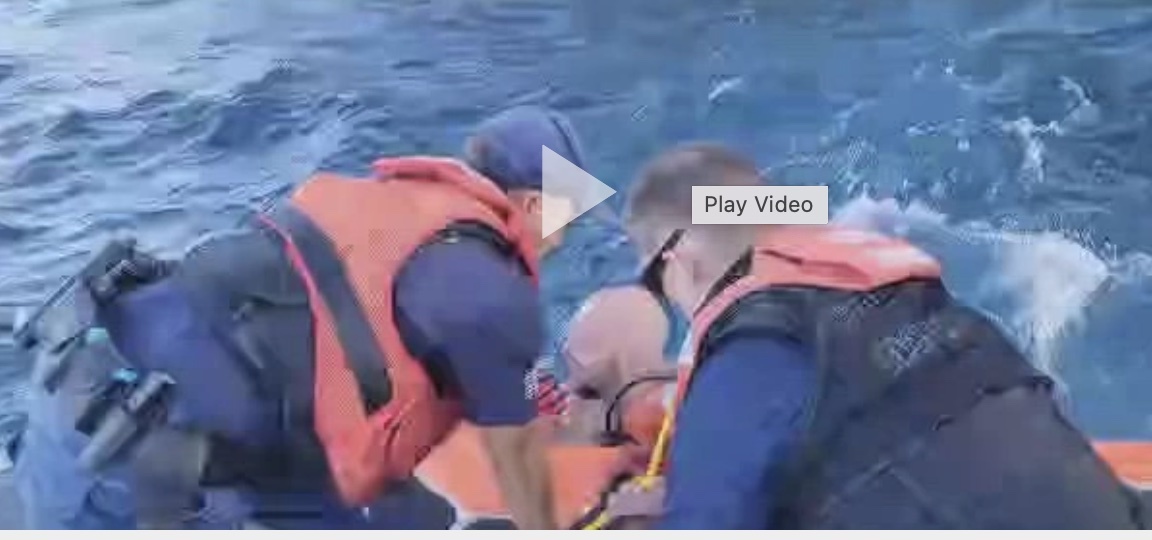 Coast Guard boat crew rescues missing snorkeler strander on the rocks in St. Croix, U.S. Virgin Islands