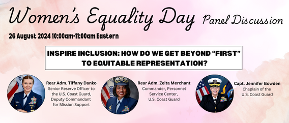 Women's Equality Day Panel Event Graphic