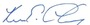 Signature of ADM Kevin E. Lunday, Commandant of the Coast Guard