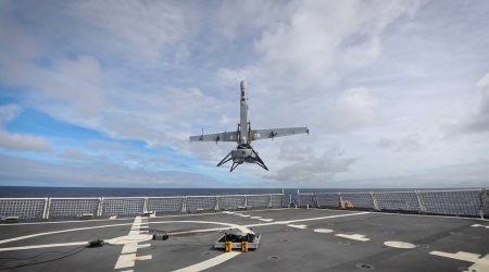 Unmanned system lands
