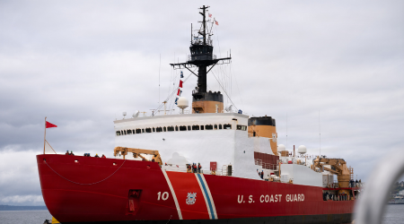 USCG Polar Star in port
